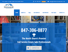 Tablet Screenshot of northshoreestatesales.com